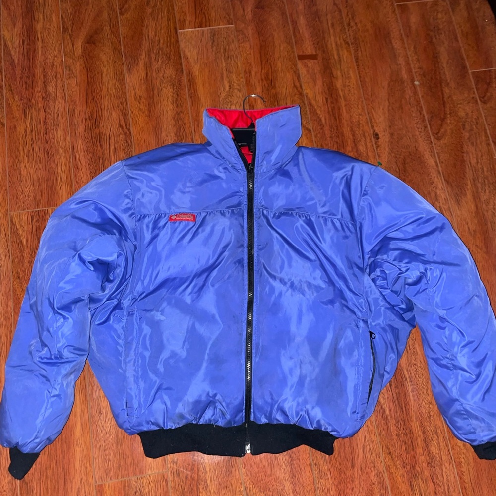 VINTAGE COLUMBIA PURPLE PUFFER JACKET WOMEN S